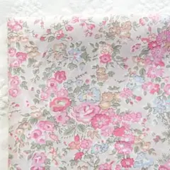 テイタム　サクラ　輸入リバティタナローン　30cm×50cm