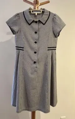 CHOPIN ギンガムチェック 半袖ワンピース 150cm