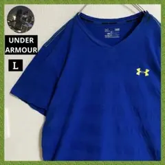 アンダーアーマー ワンポイントロゴ Tシャツ tシャツ ダメージ古着 ボーダー