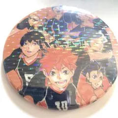 ハイキュー　烏野高校　缶バッジ　レアホログラム