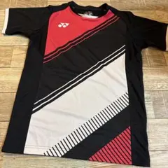美品　ユニ　S Yonex バドミントン 半袖Tシャツ 黒/赤/白