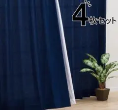 NITORI カーテン＆レース 4枚セット(Nプレッツ)100✖️135のサムネイル