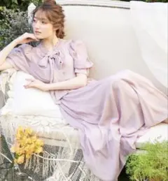 herlipto】Riviera Double Bow Dress ライラック - メルカリ