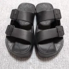 Racbaki イージーサンダル ラップ ブラックSサイズのサムネイル