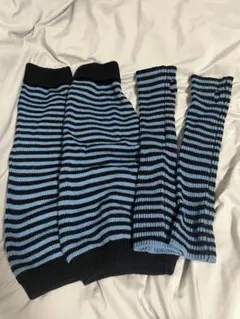 jouetie ボーダーレッグウォーマー アームウォーマーのセット