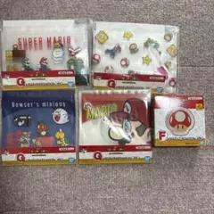 スーパーマリオ一番くじ　G賞 ジッパーバッグコレクション　4種　小皿
