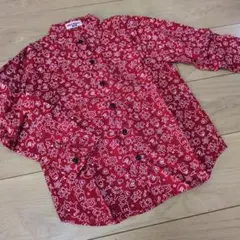 ミキハウス レトロ 極美品 長袖シャツ 120 トップス