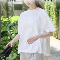 ジャーナルスタンダード シャーリングＴシャツ　ホワイト　白のサムネイル
