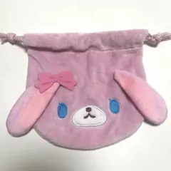 シュガーバニーズ ふわふわ巾着 ももうさ