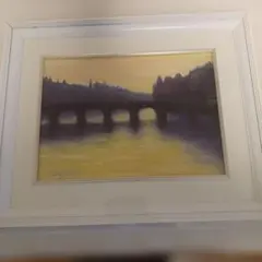 吉岡貞夫 真作 林風会会員 油彩画 風景画 額装済み 美術品 アート 額装
