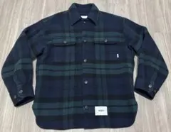 WTAPS チェック柄 ウールシャツジャケットのサムネイル