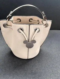 ZARA ミッキー バケットバッグ ベージュ