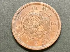 C791 明治16年 竜一銭銅貨 - メルカリ