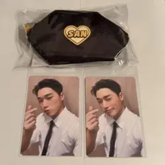 ATEEZ SAN サン くじ　ポーチ　トレカ