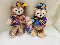 ドリームゴーラウンド 40周年 ダッフィー シェリーメイ ぬいぐるみバッジのサムネイル