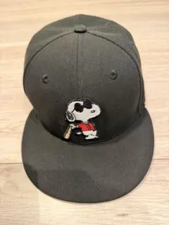 スヌーピー PEANUTS キャップ グレー ブラック　NEWERAのサムネイル