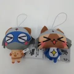 ドロロアイルー モンハン×ケロロ軍曹 ぬいぐるみちゃーむ 2種セット