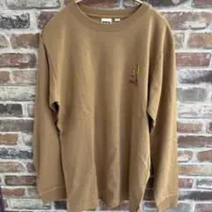 SURFDAY'S 長袖カットソー ベージュ M 刺繍のサムネイル