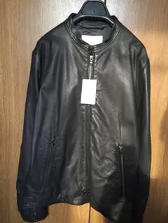 【新品タグ付き】ÉDIFICE 黒レザー ジャケットのサムネイル
