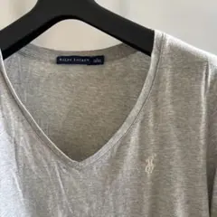 RALPH LAUREN Vネック Tシャツ グレー Lのサムネイル