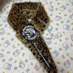 MAD PUNK マッドパンク　レオパード柄猫耳ファー付き デニムリュック MAD PUNK マッドパンク レオパード柄猫耳ファー付き デニムリュック