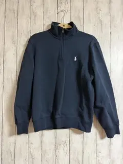 ポロ・ラルフ・ローレン ネイビー ハイネックトレーナー