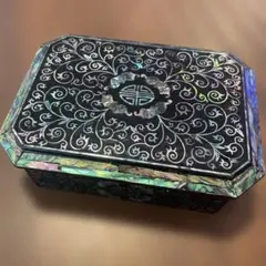螺鈿細工 八角形 漆器箱 - メルカリ