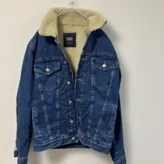 ZARA⭐️ザラ⭐️デニムジャケット⭐️ボア付き S⭐️Gジャン⭐️
