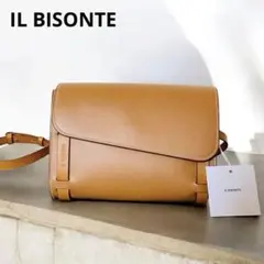 タグ付き美品✨️イルビゾンテ 高級本革 クロスボディー BCR255 ナチュラル