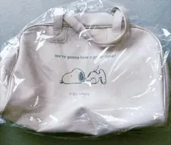 SNOOPY ボストンバッグ　スヌーピー　旅行かばん　大容量バッグ