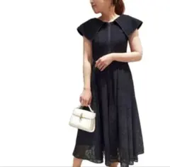 新品タグ付 CELFORD セルフォード ミラーレースワンピース