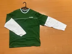 XLARGE 緑 グレー 長袖 M