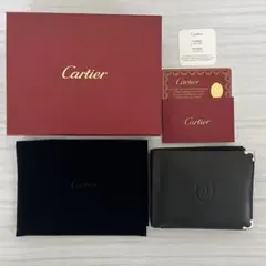 Cartier 黒　カルティエ　二つ折り財布 CRL3000595のサムネイル