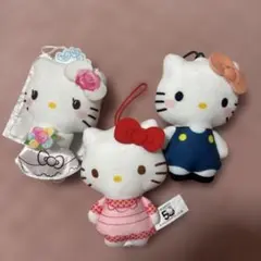 ハローキティ 10周年記念ぬいぐるみ 3体セット