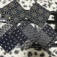 ②和柄 和風 手作りコースター 5枚セット