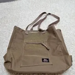 美品STORM BECKER トートバッグ ブラウンマチツキ