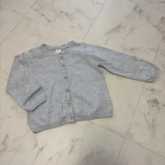 H&M baby グレーカーディガン