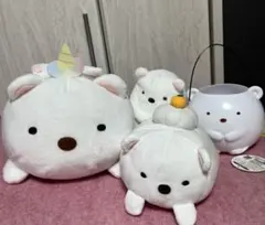 すみっコぐらし しろくまぬいぐるみセット