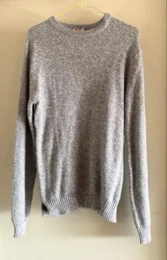 ウォッシャブル　グレー ニット