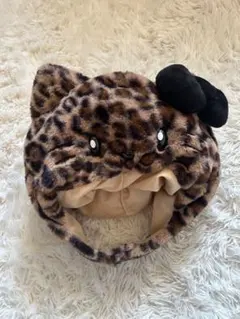 ヒョウ柄キティ ファンキャップ ユニバ USJ