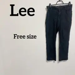 Lee 【Free】リー ブラック カジュアルパンツ 黒 パンツ ユニセックス