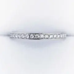 新品pt950 ダイヤモンド0.10ct エタニティリング - メルカリ