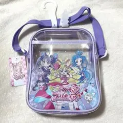 キャラクター透明バッグ 紫