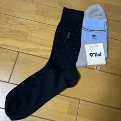 未使用FILA紳士用靴下2足セット25〜27cm