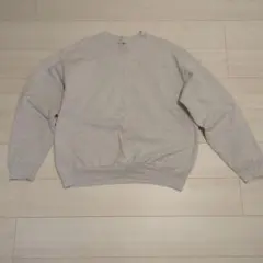 ロスアパ　グレー クルーネック スウェット