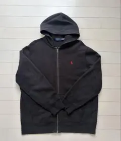 POLO RALPH LAUREN フルジップパーカー ブラック S - メルカリ