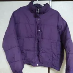 パープル ダウンジャケット