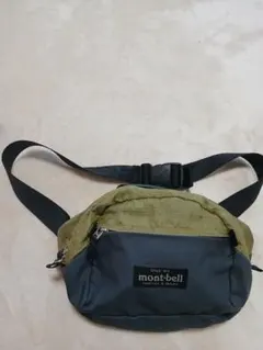 mont-bell ボディバッグ オリーブグリーン/グレー