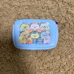 すみっコぐらし ポーチ 水色　ティッシュケース