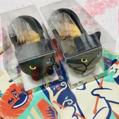 カルディ　黒猫ポット　2個セット　ハロウィン　新品